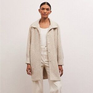 Z Supply Connor Mohair Knit Coat (Small)